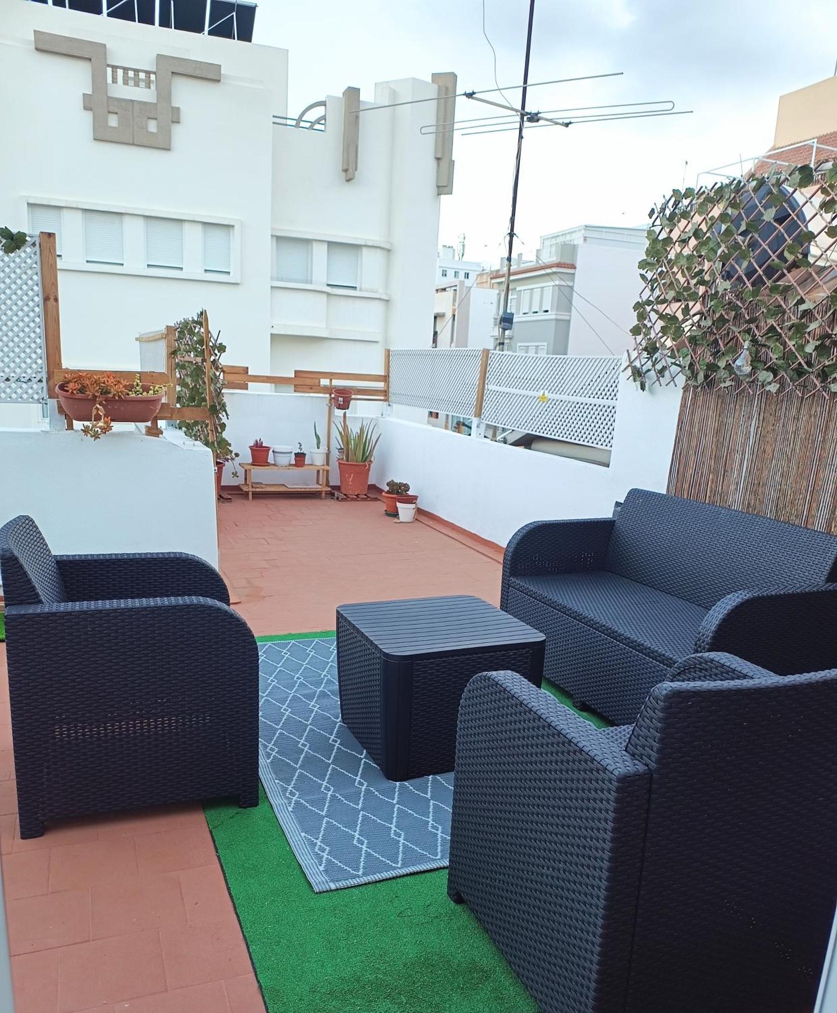 Center Santa Cruz, Alojamiento Centrico Con Gran Terraza, Cocina , Salon Y Banos, Todo Privado Exterior foto